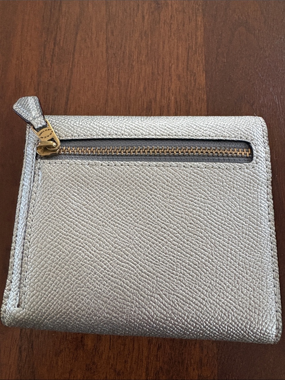 Coach silver leather wallet - Picture 2 of 8